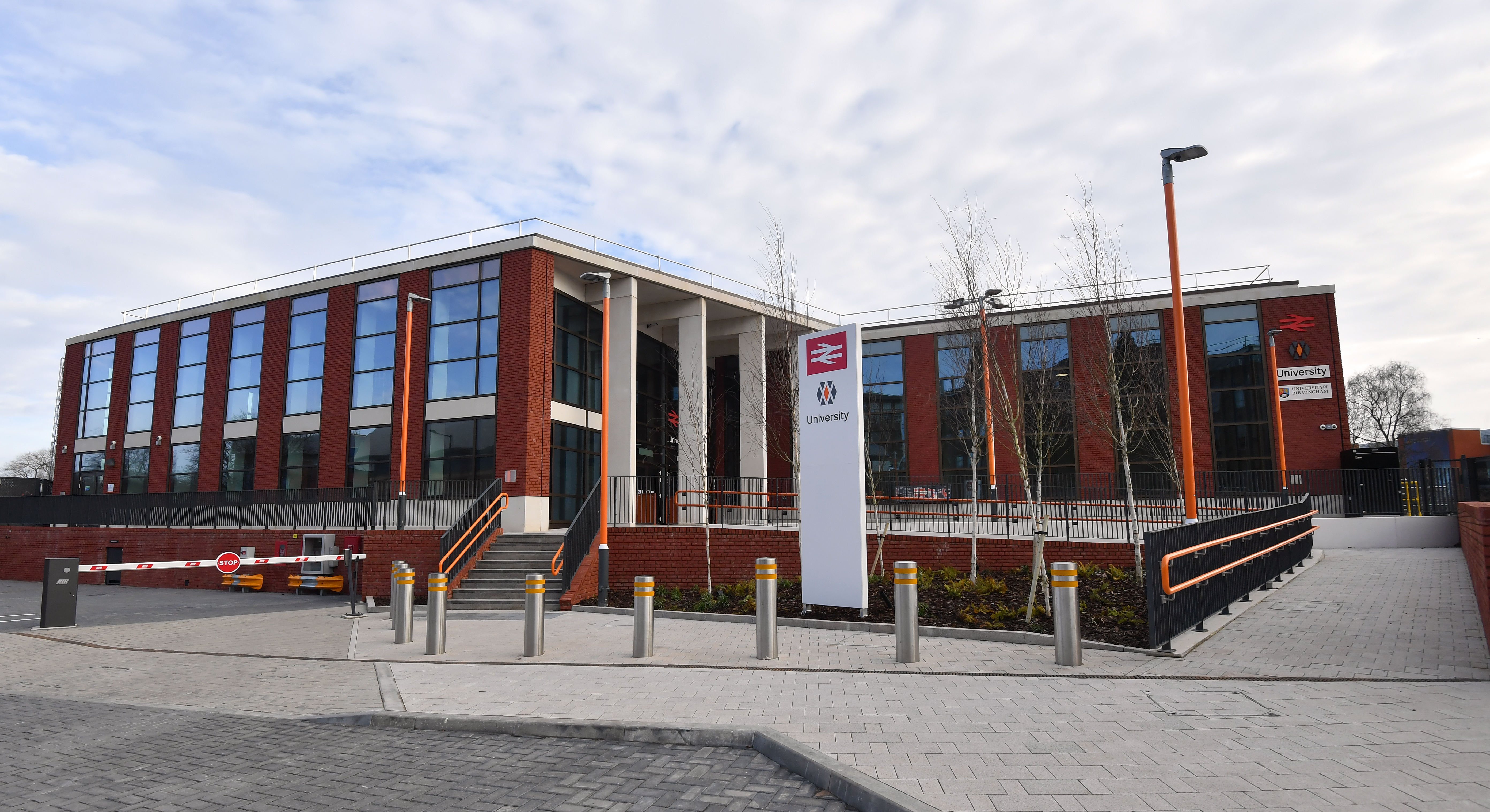 The new University Railway Station buildings