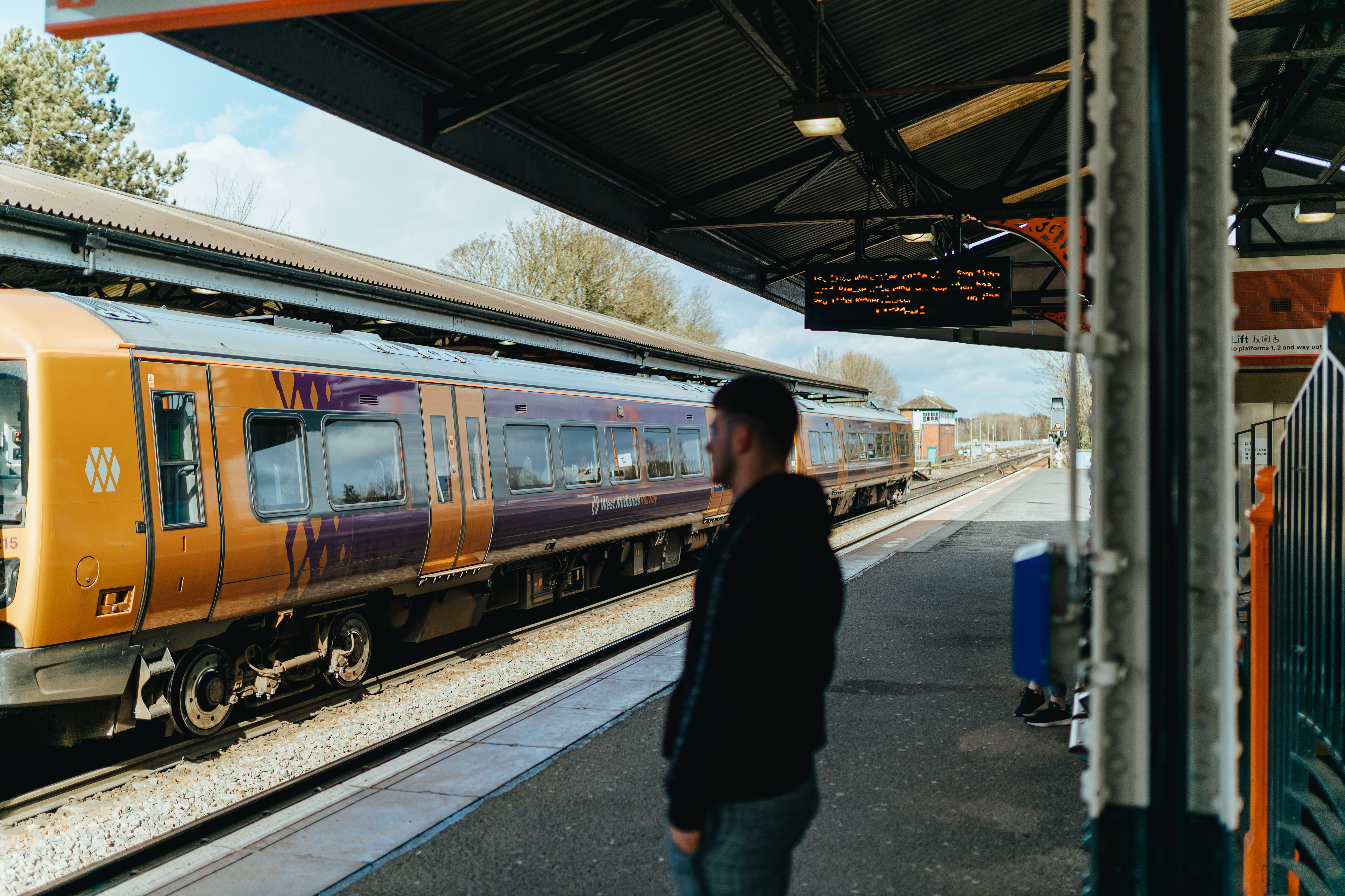 A railway station in the West Midlands