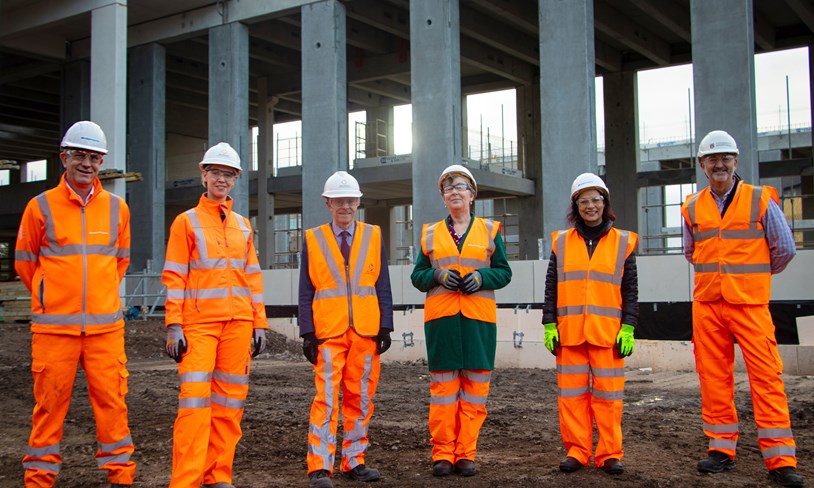 Pictured above from left: West McKee (Volker Fitzpatrick), Amanda White (WMRE), Mayor of the West Midlands Andy Street, Cllr Karen McCarthy (Birmingham City Council), Anita Bhalla (GBSLEP) and Trevor Payne (University of Birmingham)